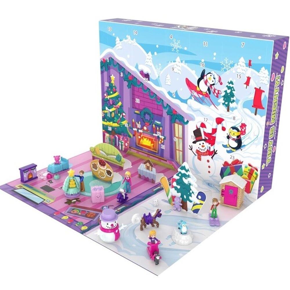 Polly Pocket Christmas Advent Calendar 25 Surprises - New Wrapped in Box 2021